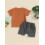 (18-24 Months, Brown) Καλοκαιρινά ρούχα για 2 τεμάχια 6
