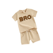 (6-12 Months, Khaki) Sommeroutfit für Kleinkinder mit Shorts