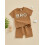 (0-6 Months, Brown) Καλοκαιρινή στολή για 2 τεμαχίων 2