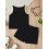 (3-6 Months, Black) Sommer-Set für Babys, elastischem Bund. 3