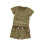(3-6 Months, Army Green) Ensemble d'été 2 Couleur unie. 1