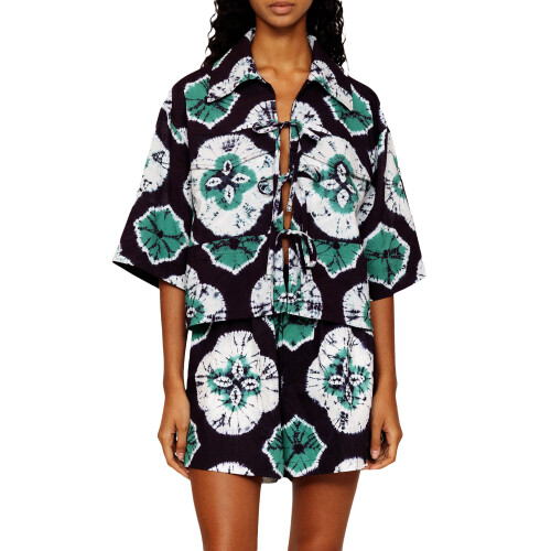 (XL, Navy Blue) Γυναικείο σετ πιτζάμας για παραλία