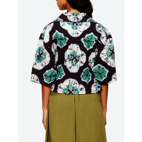(XL, Navy Blue) Γυναικείο σετ πιτζάμας για παραλία 1
