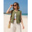 (XL, Army Green) Γυναικείο αμάνικο γιλέκο καλοκαιρινές μπλούζες 4