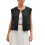 (XL, Black) Γυναικείο αμάνικο γιλέκο καλοκαιρινές μπλούζες 1