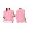 (L, Pink) Γυναικείο αμάνικο γιλέκο καλοκαιρινές μπλούζες 2