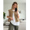 (XL, Camel) Γυναικείο αμάνικο γιλέκο καλοκαιρινές μπλούζες 4