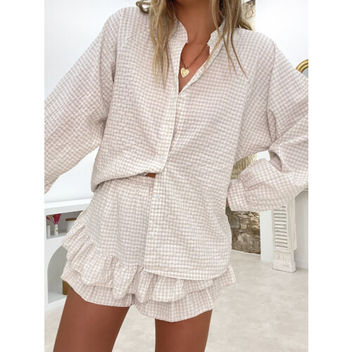 (XL, White) Γυναικεία ρούχα παραλίας με φούστα. 1