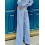 (M, Light Blue) Bríste Prionta Stríocach don Samhradh 2