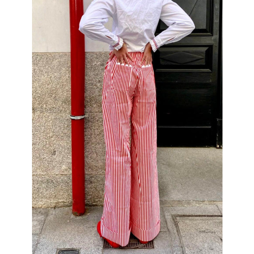 (S, Pink) Bríste Prionta Stríocach don Samhradh 2