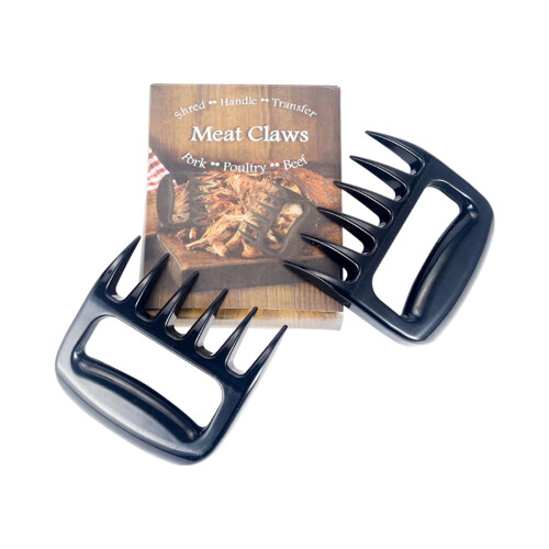 Meat Shredding Claws with UltraSharp Interlocking Blades, Heat Resistant BBQ Pulled Pork Shredders