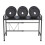 2 Tier Extendable Microwave Oven Rack Kitchen Storage Organiser Black 1