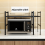 2 Tier Extendable Microwave Oven Rack Kitchen Storage Organiser Black 5