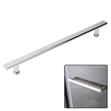 Shower Door Handle Stainless Steel 300mm Hole Centre Pull with Polished Chrome Corrosion Resistant Finish