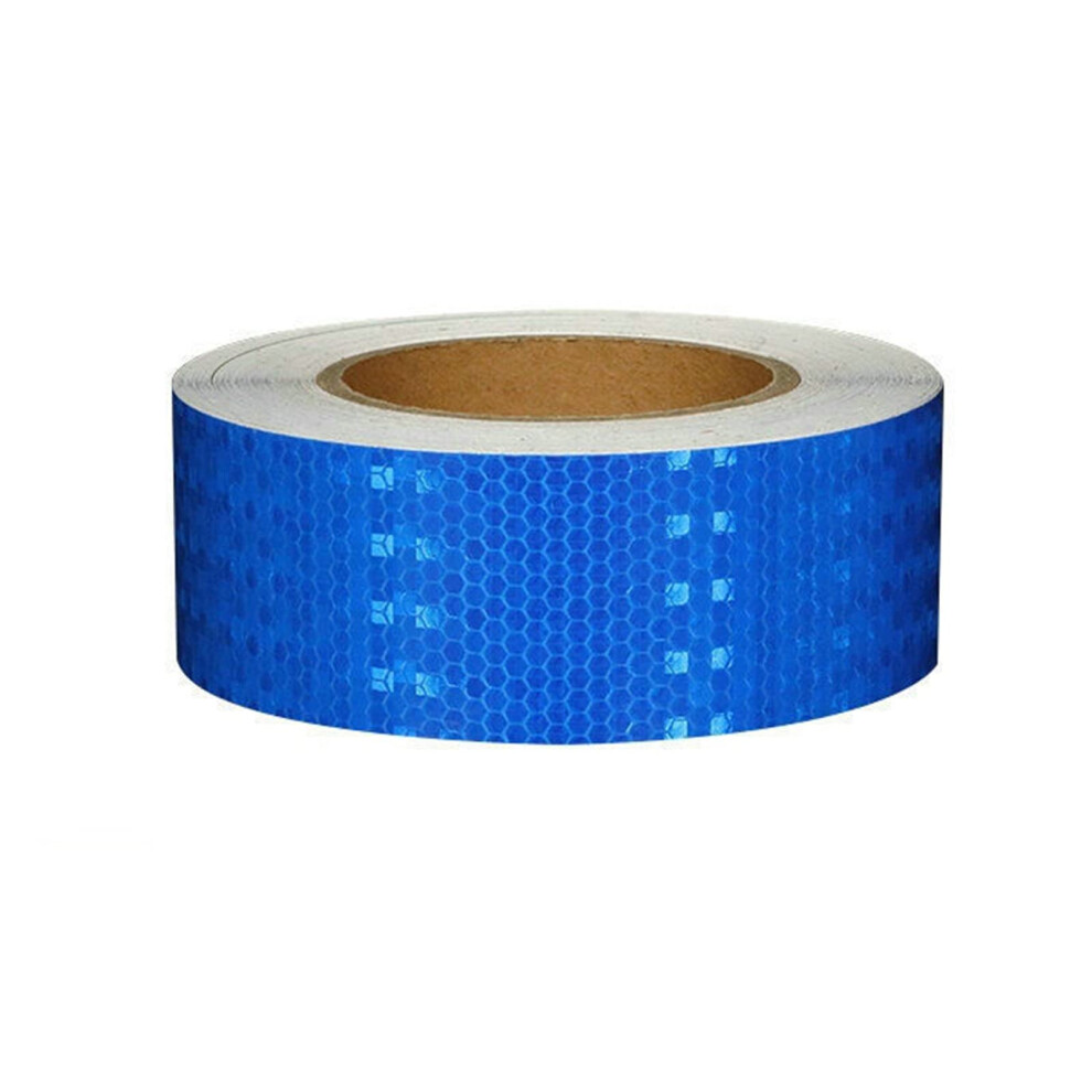Reflective Safety Tape 20M X 5Cm Waterproof Visibility Selfadhesive For Vehicles Bikes Blue 9174973017196
