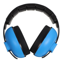 Noise Cancelling Earmuffs with Adjustable Headband for Sleeping, Travel and Meditation, Blue
