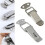 4Pcs Heavy Duty Toggle Latch with Lock, Iron Spring Loaded Clamp Catch for Boxes and Cabinets 5
