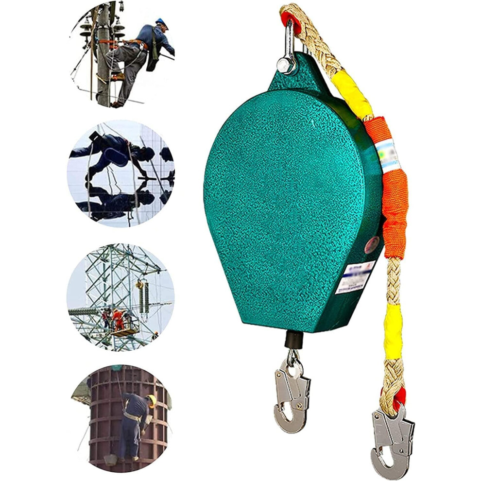 Fall Arrest Lanyard Self Retracting Lifeline 300Cm Aluminum Alloy For Roofing And Construction Work 9053599442615