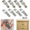 4Pcs Heavy Duty Toggle Latch with Lock, Iron Spring Loaded Clamp Catch for Boxes and Cabinets 3