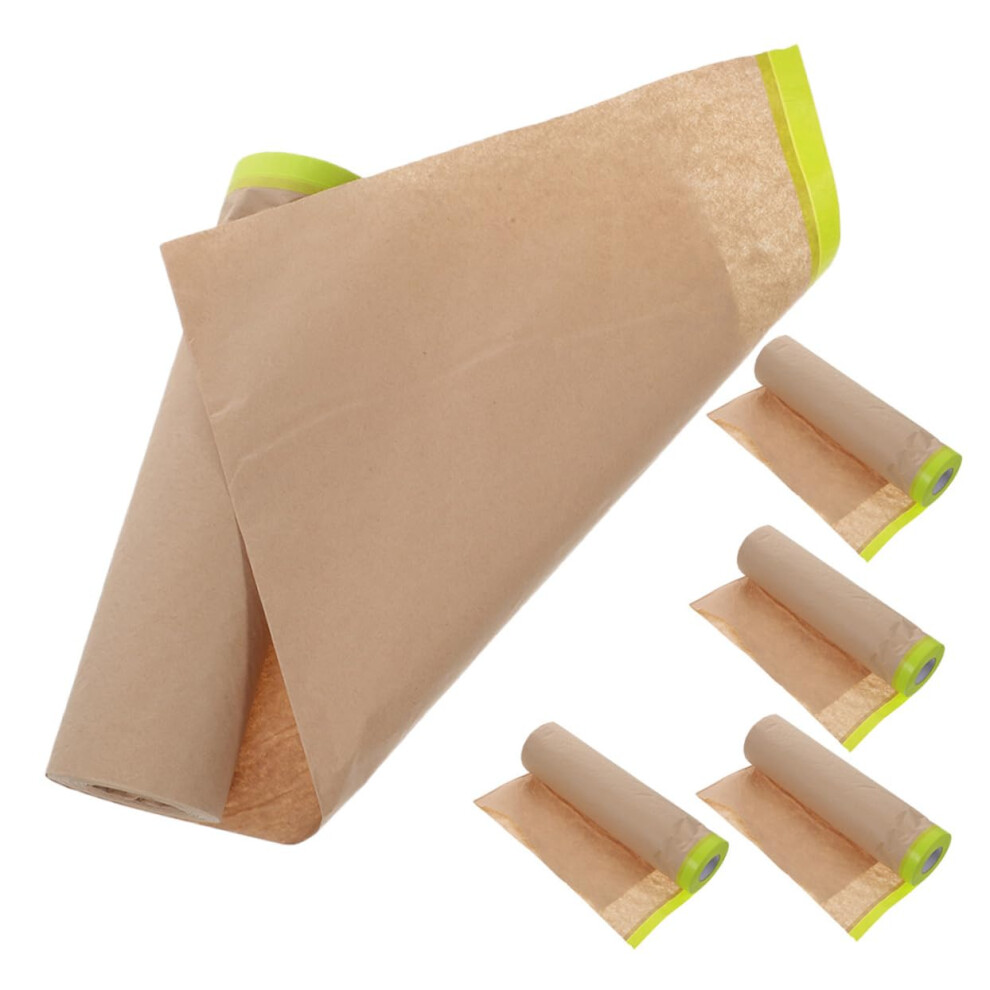 Paint Masking Paper Semitransparent Film For Automotive Custom Painting Easy Cut Residue 9053599442752