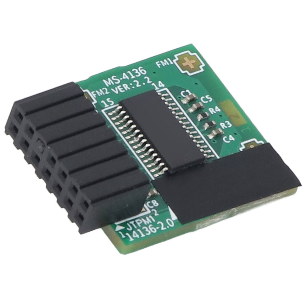 Lpc Interface Tpm 2.0 Module For X570 Motherboard, 14Pin Green 6921387432632