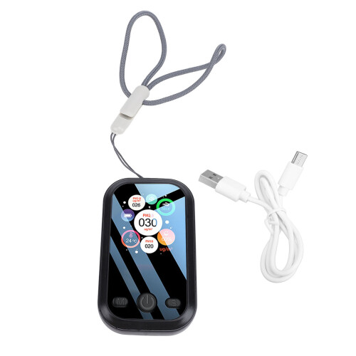 Luftqualitätsmessgerät PM2.5 1000mAh 85x51x17mm Schwarz 2