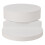 White Round Rotating LED Coffee Table,Open Storage 6