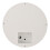 White Round Rotating LED Coffee Table,Open Storage 7