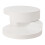 White Round Rotating LED Coffee Table,Open Storage 9