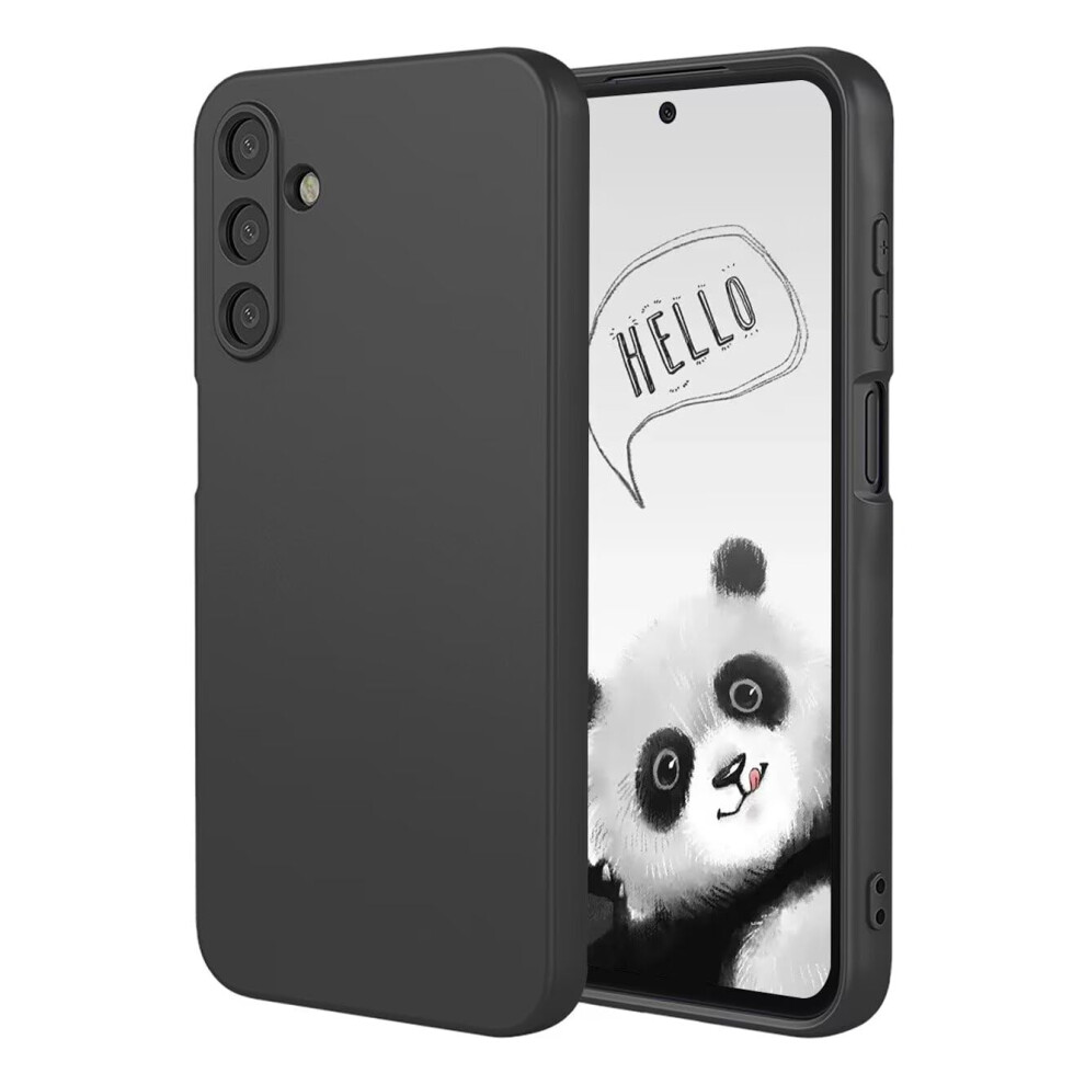 Liquid Silicone Case Ultra Thin Shockproof Soft Touch Cover For Samsung Galaxy M35 5G Black 9169991068466