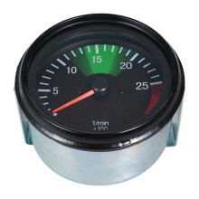 12V 3.75" Black RPM Tachometer Gauge 0-2500RPM for Cars & Motorcycles