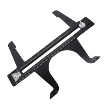 Stainless Steel Brake Drum Resetting Tool 6.5-14.25in Double Scale Brake Gauge