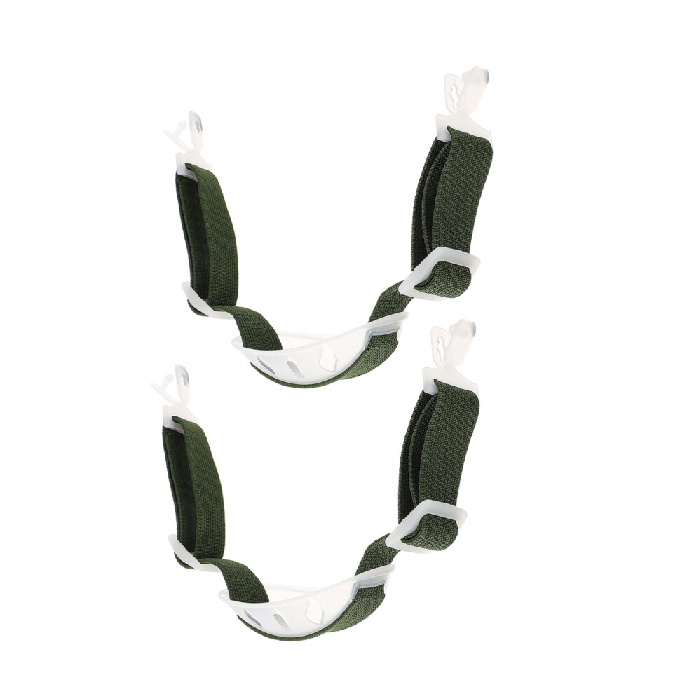 2Pcs White Hard Hat Chin Strap With Comfortable Elastic Fit And Secure Helmet Hold For Construction 9053599443803