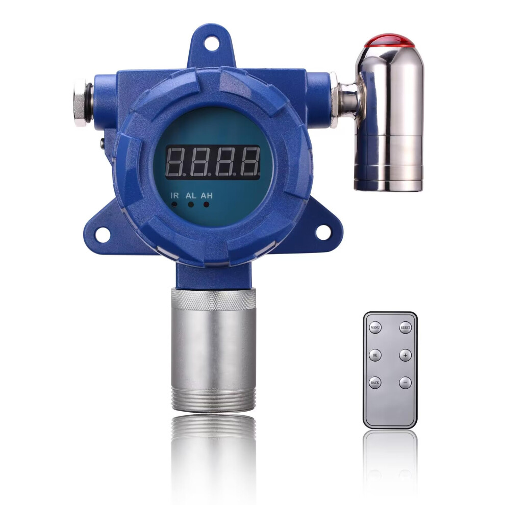 Hydrogen Cyanide Detector Hcn Gas Leak Monitor 050Ppm Precision With Alarm Wall Mount 9174973019978