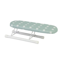 Foldable Tabletop Ironing Board with Heat Resistant Cover for Laundry and Travel, Green Dot