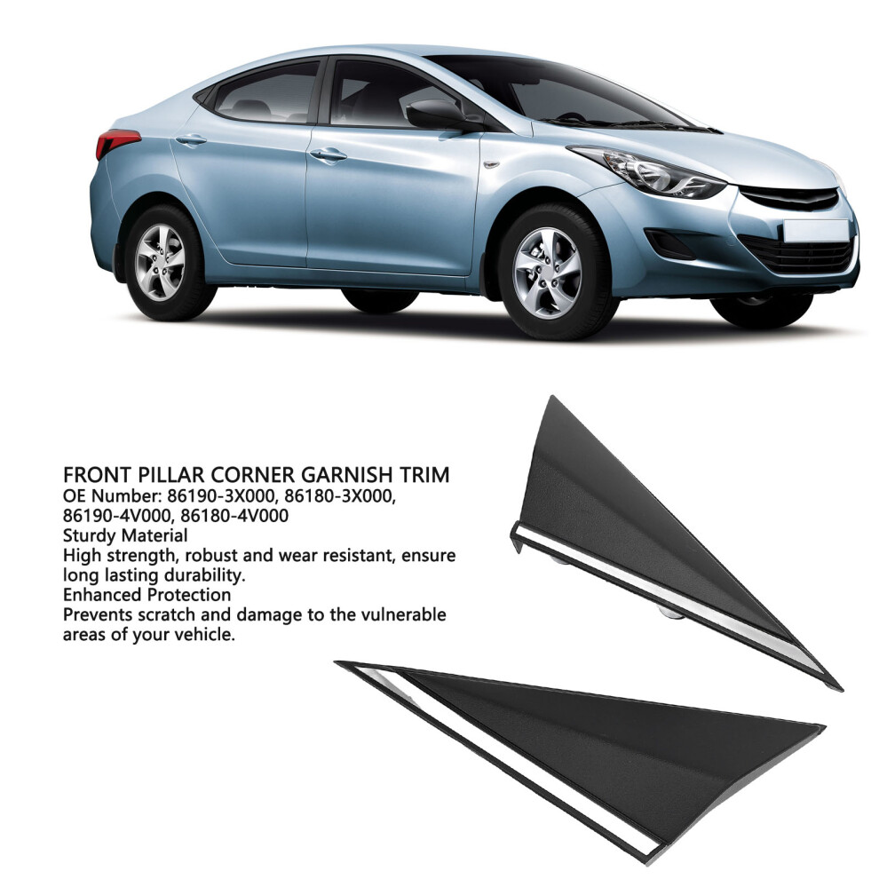 Pillar Corner Garnish Pair Elantra 7055741382147