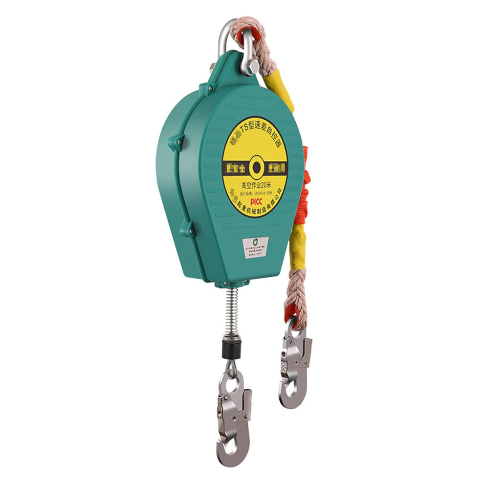 Retractable Tool Lanyard 10M Self Retracting Lifeline With Shock Absorbing Cable For Roofing Construction 150Kg 9174973019312