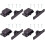 RV Cabinet Latch and Drawer Catch Safety Lock Set, ABS Side Install, Secure Closure, 4 Pack Black 3