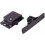 RV Cabinet Latch and Drawer Catch Safety Lock Set, ABS Side Install, Secure Closure, 4 Pack Black 4