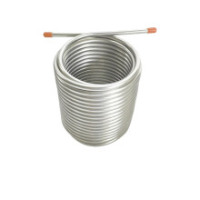 304 Stainless Steel Wort Chiller 14m Double Layer Coil for Rapid Home Brewing Beer Cooling
