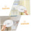 2pcs ABS Water Dispenser Lid with Splash Guard, Replacement Cap for Tabletop Bottled Water Cooler 2