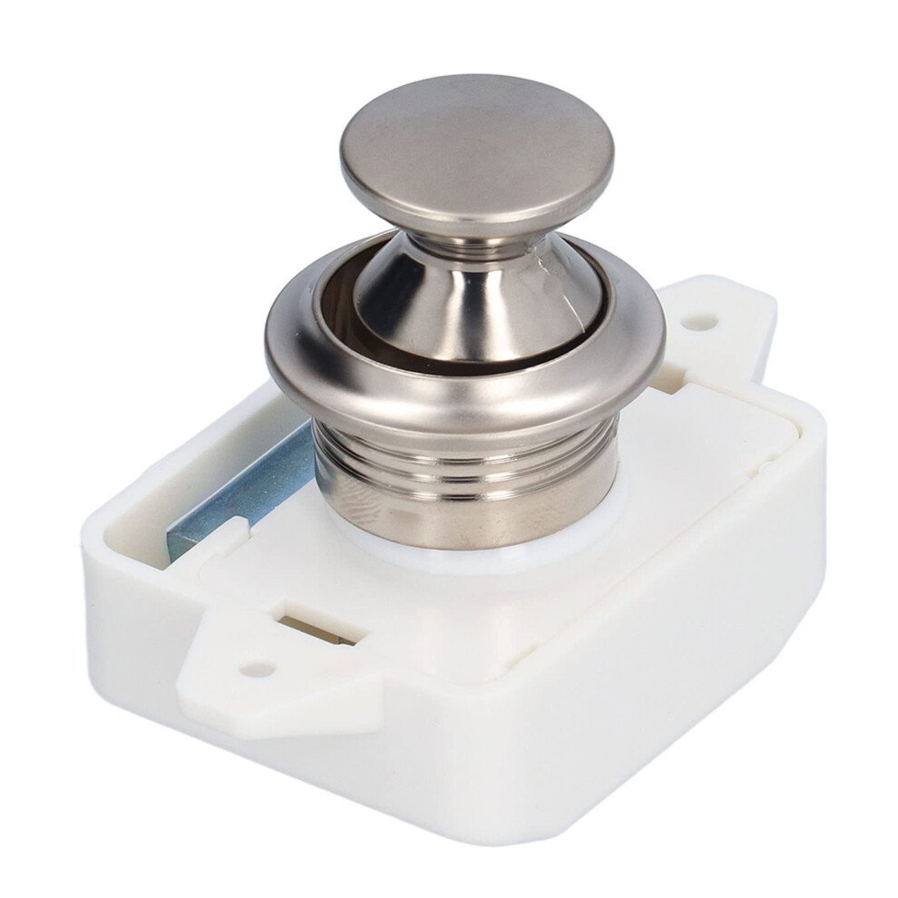 Push Button Cabinet Latch Keyless Door Lock For Rv Boat Cupboard Wardrobe Drawer 6.5Cm 9073542396796