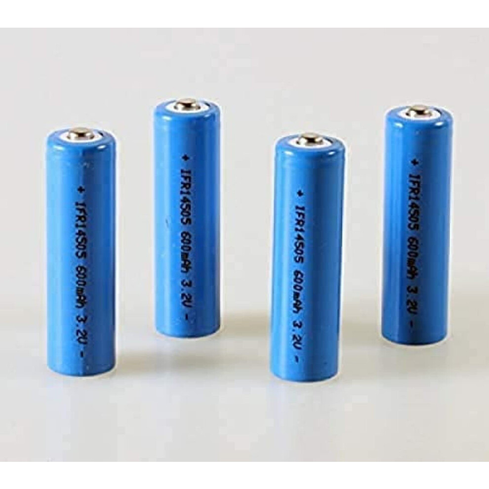 Rechargeable Lifepo4 14505 Battery 600Mah 3.2V Button For Solar Devices And Electronics 9169991286884