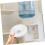 2pcs ABS Water Dispenser Lid with Splash Guard, Replacement Cap for Tabletop Bottled Water Cooler 4