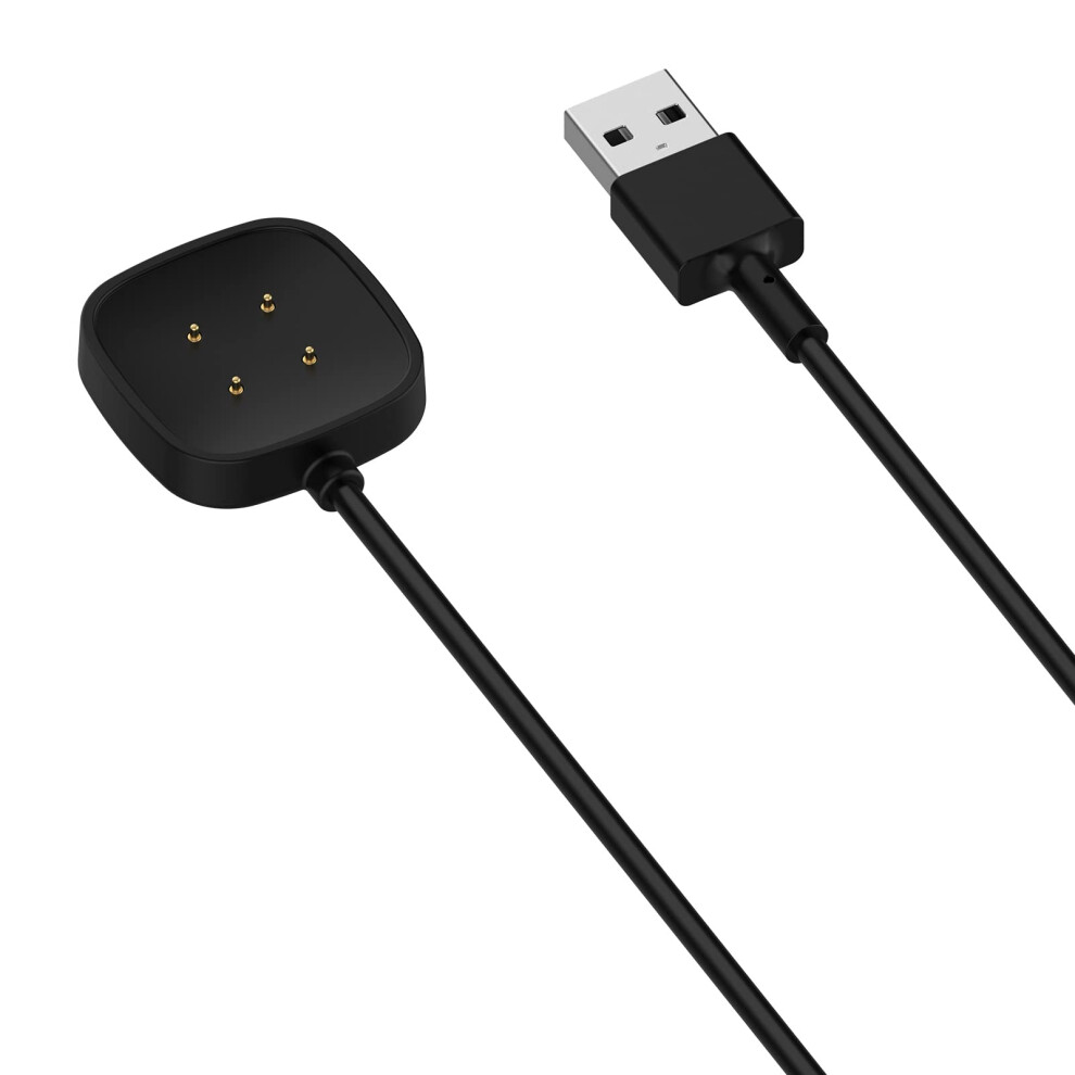 Charger Usb Cable With Fast Charging Magnetic Dock For Fitbit Versa 4 And 3 And Sense 2 9169991069388