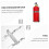 Fire Extinguisher Wall Mount Holder Rack, Durable Iron Bracket, Easy Install for Office and Garage 3