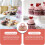 Cake Carrier with Secure Locking Lid and Handle, Reusable Plastic Cake Storage Container for Parties 4