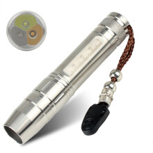 Jade Appraisal Flashlight with Three Light Modes, Stainless Steel Gemstone Inspection Torch for Jewelry
