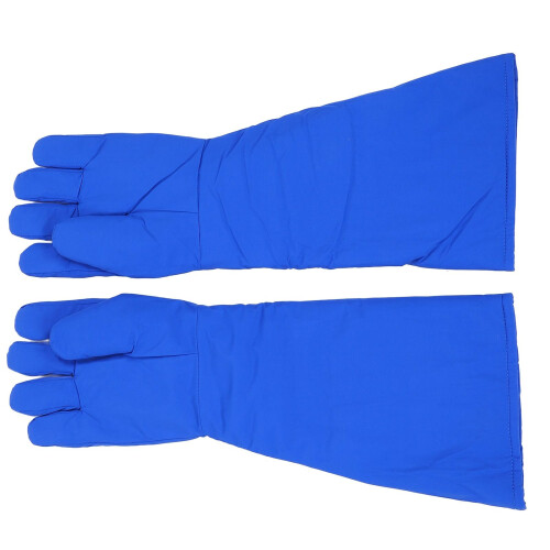 Cryogenic Gloves for Liquid Nitrogen, Waterproof Nylon, Four Layer Insulation, 58cm Long Arm 1