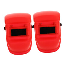 2pcs Lightweight Auto Darkening Welding Helmet Full Face Plastic Hood for Safety